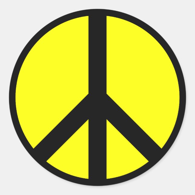 Adesivo Sinal de Paz (Frente)