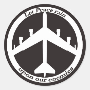 Adesivo Sinal de paz B-52