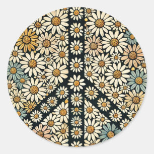 Adesivo Sinal de Paz - Daisies