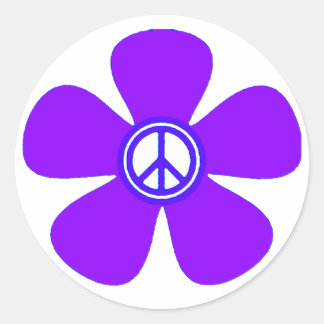 Adesivo Sinal de Paz de Energia Flor