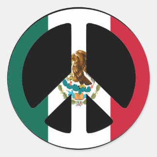 Adesivo Sinal de paz no México
