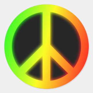 Adesivo Sinal de Paz Rastafarian