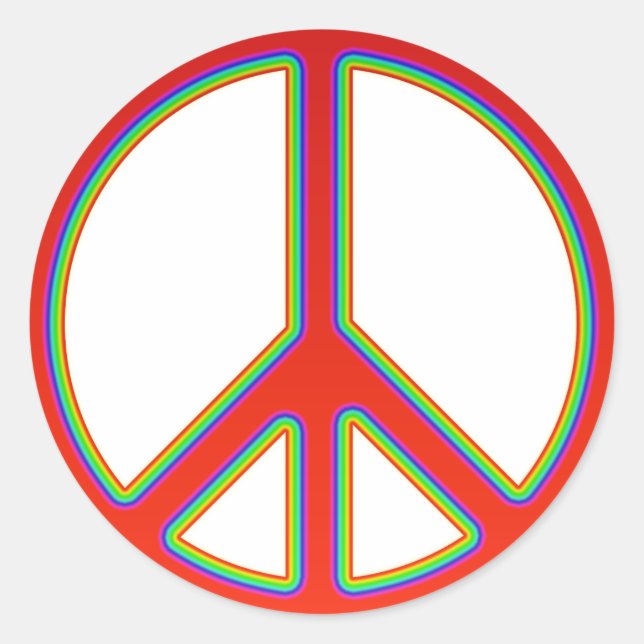 ADESIVO SINAL DE PAZ RETRO (Frente)
