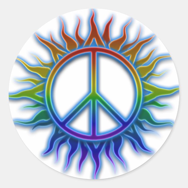 Adesivo Sinal de Paz - Sinal Sun Sticker (Frente)