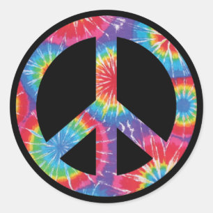 Adesivo SINAL DE PAZ Tie Dye