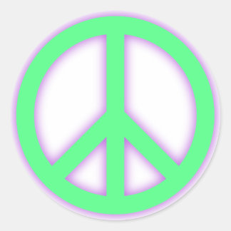 Adesivo Sinal de Paz Verde