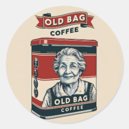 Adesivo Sinal De Publicidade Tin Para Café De Saco Antigo