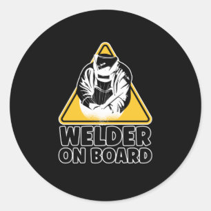 Adesivo Sinal de soldador no Conselho