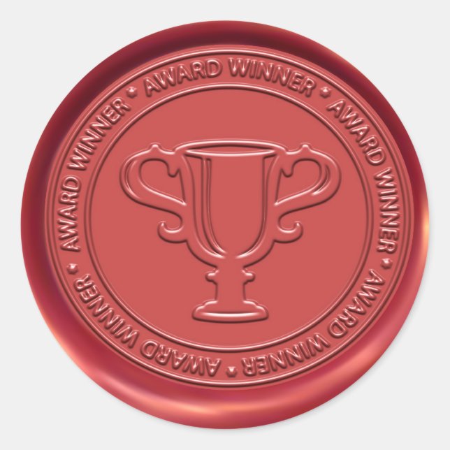 Adesivo Sinal de Troféu Cera (Frente)