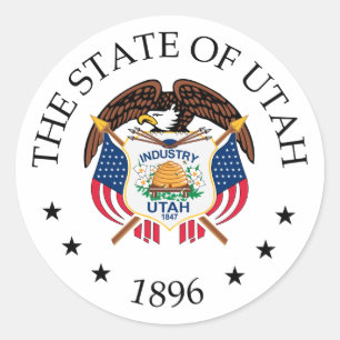 Adesivo Sinal de Utah