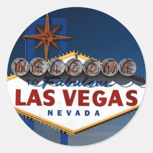 Adesivo Sinal de Vegas Dusk