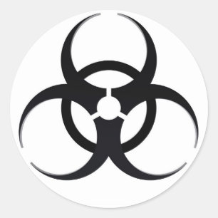 Adesivo Sinal do Biohazard