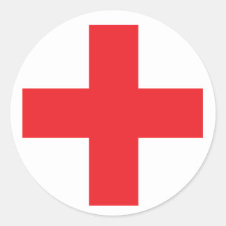 Adesivo Sinal do kit de primeiros socorros