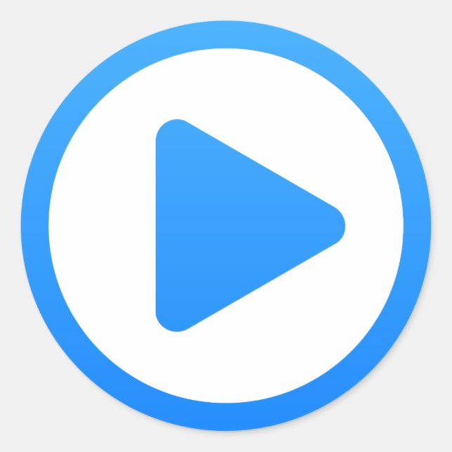 Adesivo Sinal do Media Player (Frente)