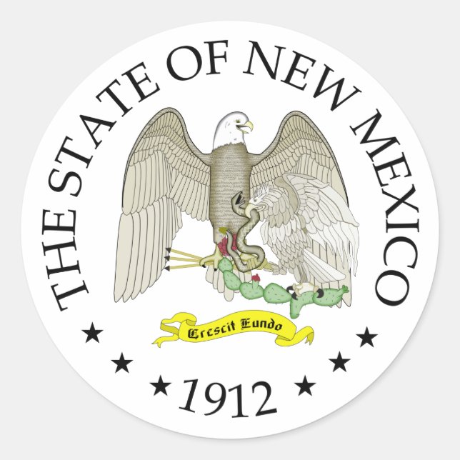 Adesivo Sinal do Novo México (Frente)