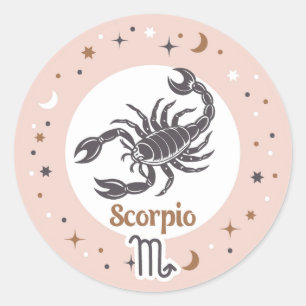Adesivo Sinal Escorpião Zodiac
