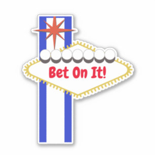 Adesivo Sinal feito sob encomenda do estilo de Las Vegas