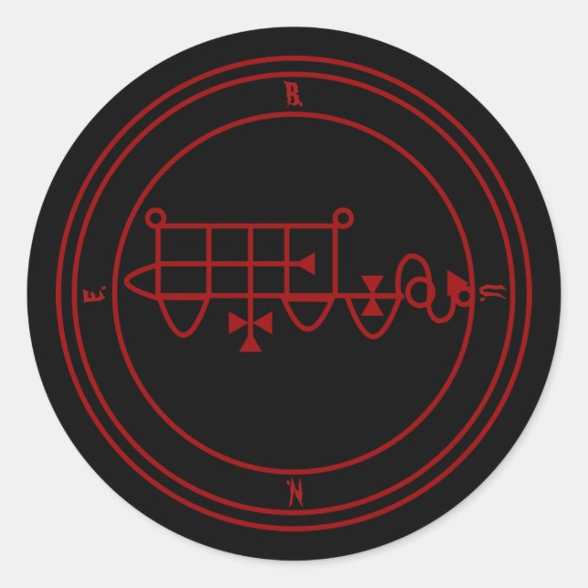 Adesivo Sinal Gótico de Bune (Bim) (Frente)