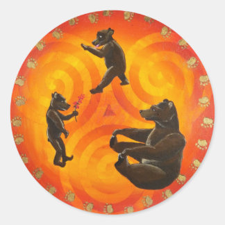 Adesivo Sinal Hex do Guia Animal da Mamãe Ursa