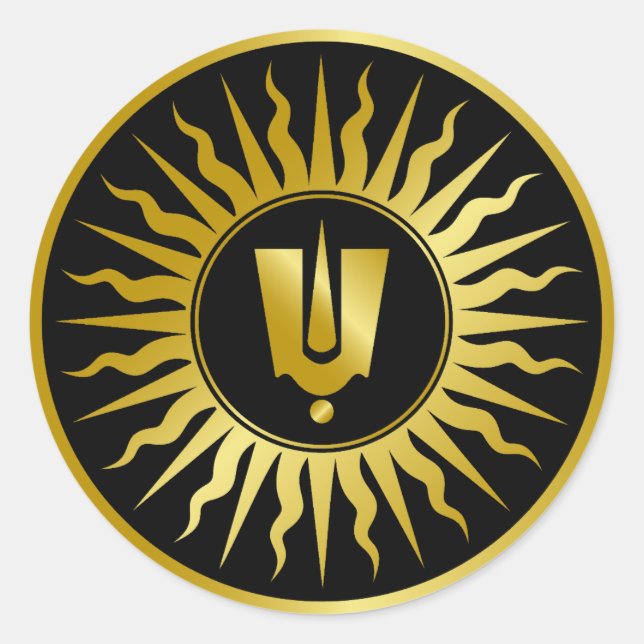 Adesivo Sinal Hindu Deus Tilak (Frente)