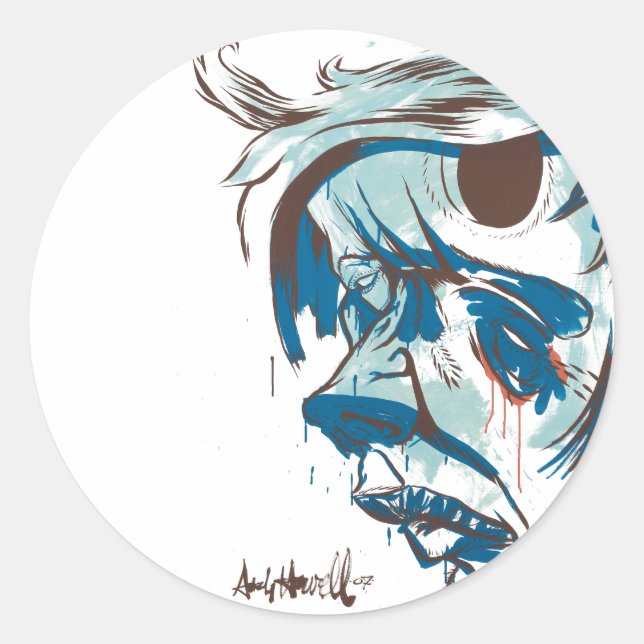 Adesivo Sinal Japonês - Vermelho (Frente)