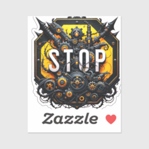 Adesivo Sinal mau Stop