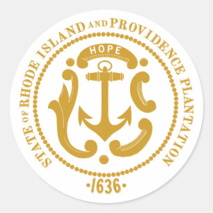 Adesivo Sinal Rhode Island
