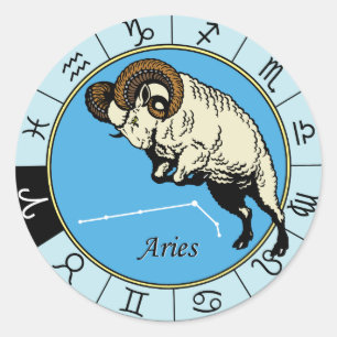 Adesivo sinal zodiótico astrológico
