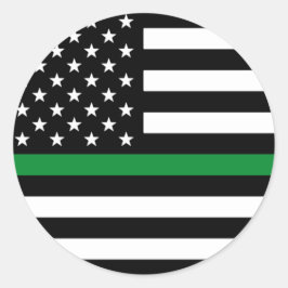 Adesivo Sinalizador Americano Thin Green Line