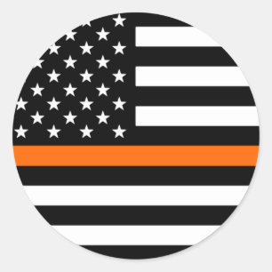 Adesivo Sinalizador Americano Thin Orange Line