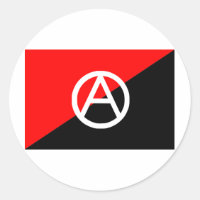 Sinalizador anarquista com símbolo A