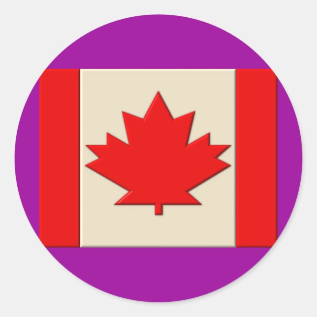 Adesivo Sinalizador Canadá (Frente)