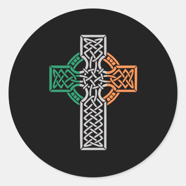 Adesivo Sinalizador Celtic Cross Ireland (Frente)