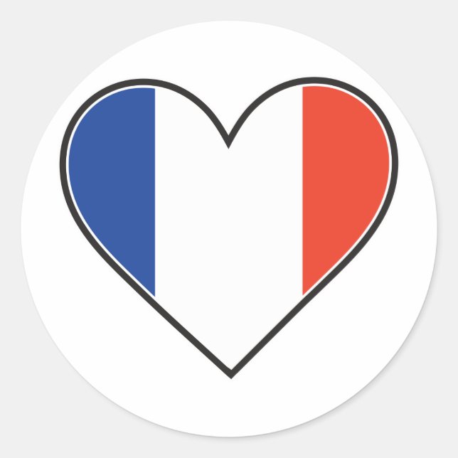 Adesivo Sinalizador Coração Francês (Frente)