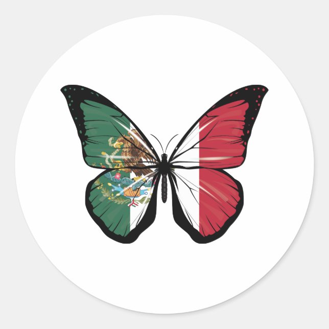 Adesivo Sinalizador da Borboleta do México (Frente)