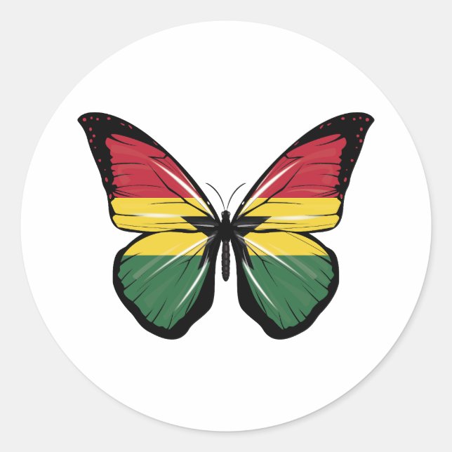 Adesivo Sinalizador da Borboleta Gana (Frente)
