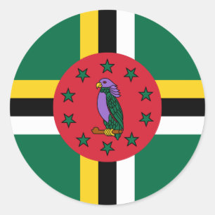 Adesivo Sinalizador da Dominica