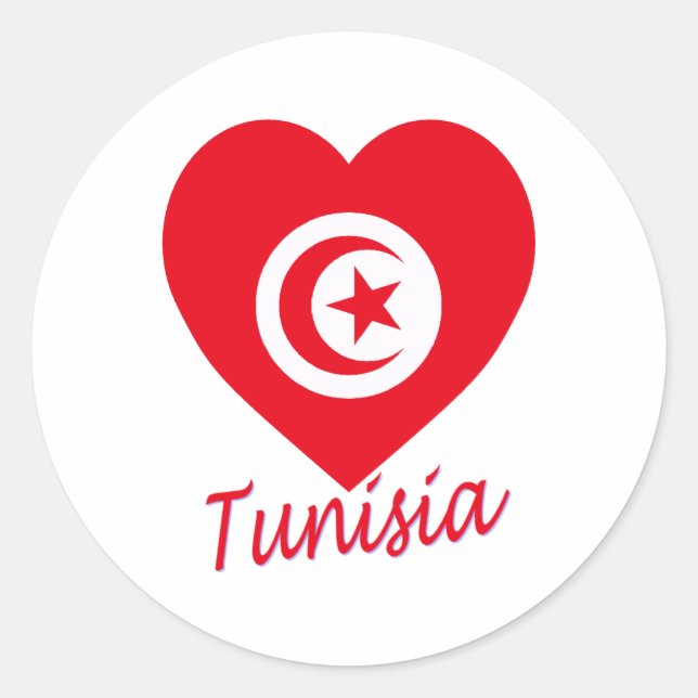 Adesivo Sinalizador da Tunísia (Frente)