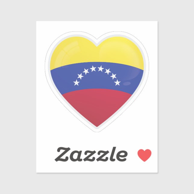 Adesivo Sinalizador de Amor da Venezuela (Folha)