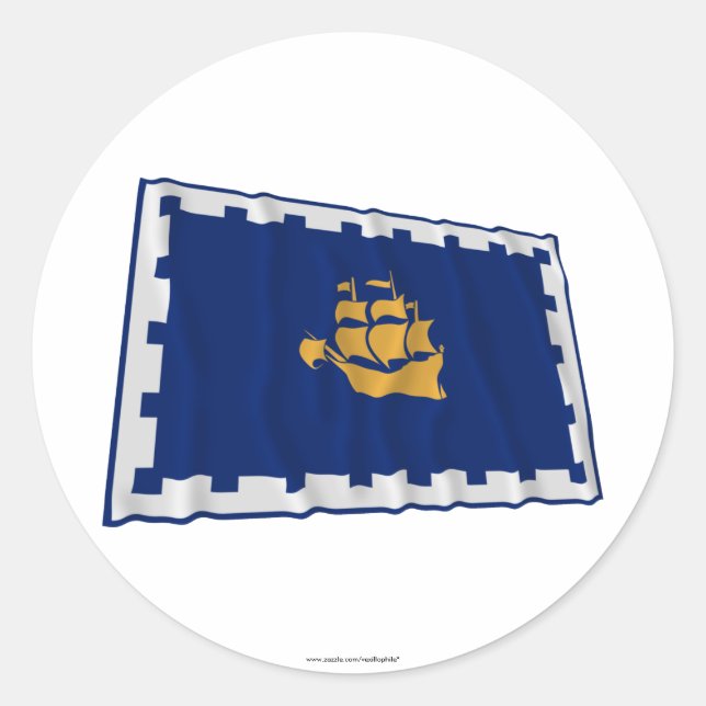 Adesivo Sinalizador de Ativação de Cidade de Quebec (Frente)