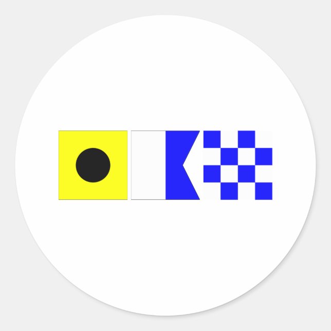 Adesivo Sinalizador de Código Ian (Frente)