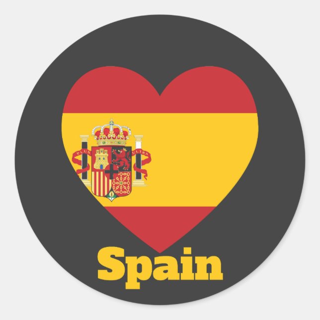 Adesivo Sinalizador de Coração de espanha (Frente)