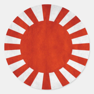 Adesivo Sinalizador de Grunge Japonês