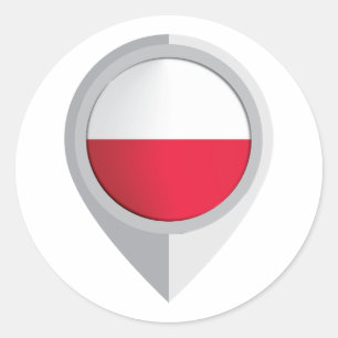 Adesivo Sinalizador de Localização de Pino Polônia