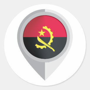 Adesivo Sinalizador de Localização do Pino Angola