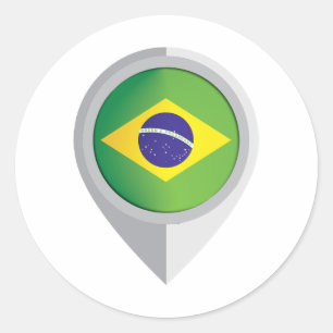 Adesivo Sinalizador de Localização do Pino Brasil