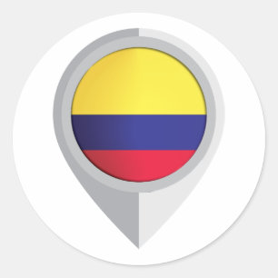 Adesivo Sinalizador de Localização do Pino Colômbia