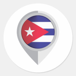Adesivo Sinalizador de Localização do Pino Cuba