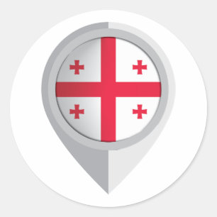 Adesivo Sinalizador de Localização do Pino da Geórgia
