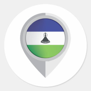 Adesivo Sinalizador de Localização do Pino Lesoto
